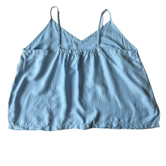 Athleta Calm Cool Sleeveless Spaghetti Strap V-Neck Cami Gray Women's Size 2X - Picture 3 of 10